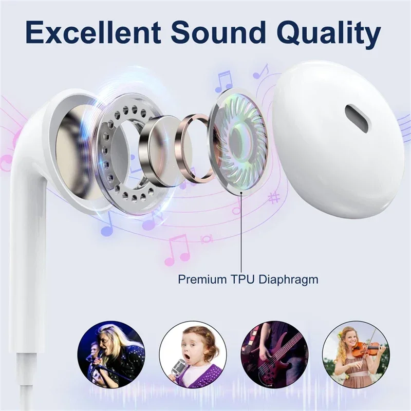 Original Type-C Wired Earphones – Image 3