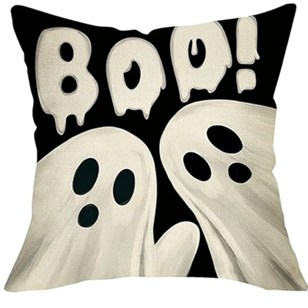 Halloween Pillowcase Ghosts & Mummy – Spooky Sofa Cushion Cover – Image 7