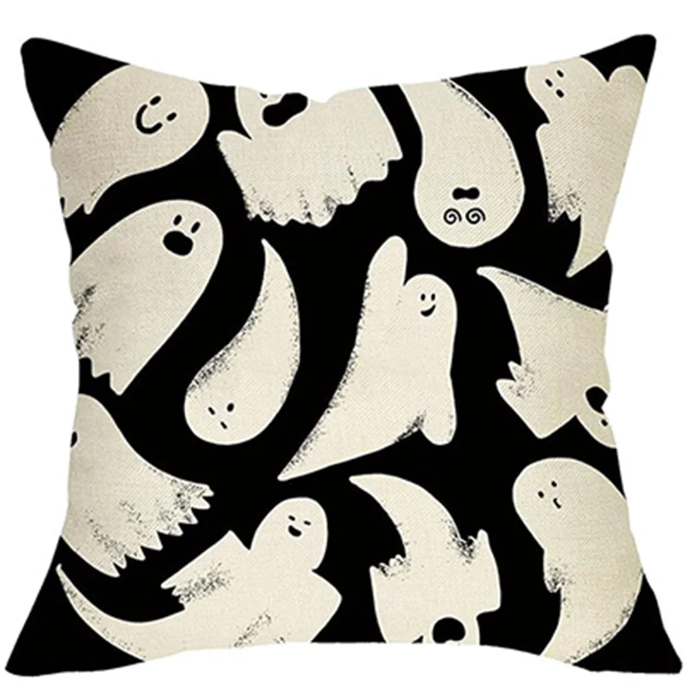 Halloween Pillowcase Ghosts & Mummy – Spooky Sofa Cushion Cover – Image 8
