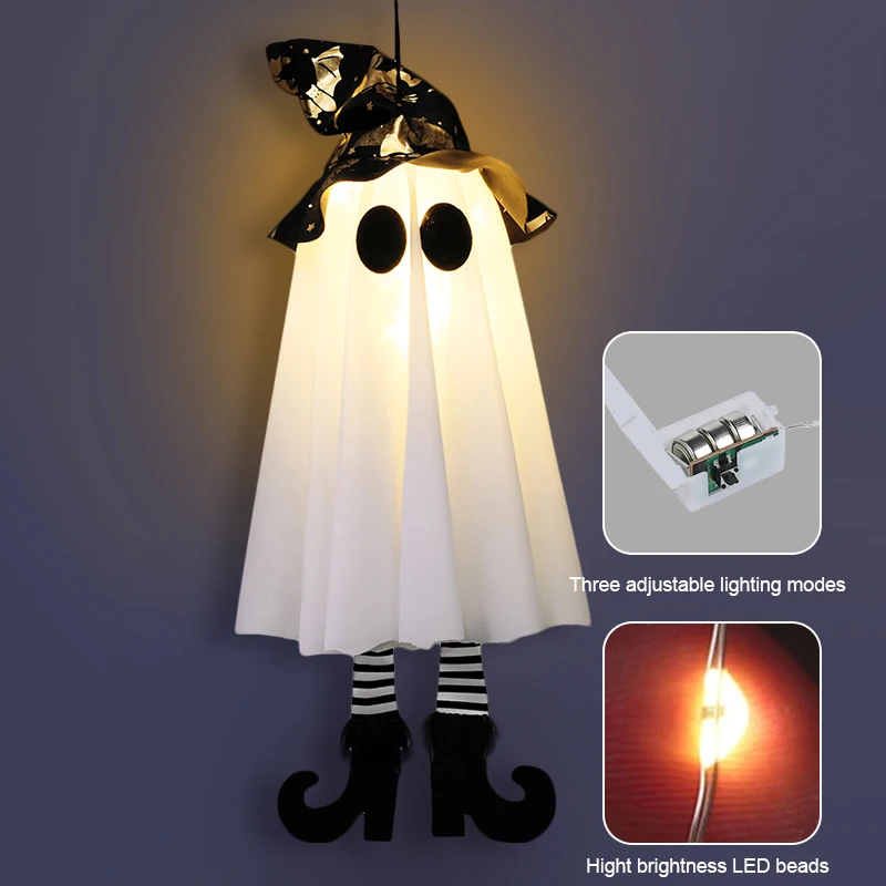 Halloween LED Witch & Ghost – Hanging Light Up Decoration (1/2/3pcs) – Image 6