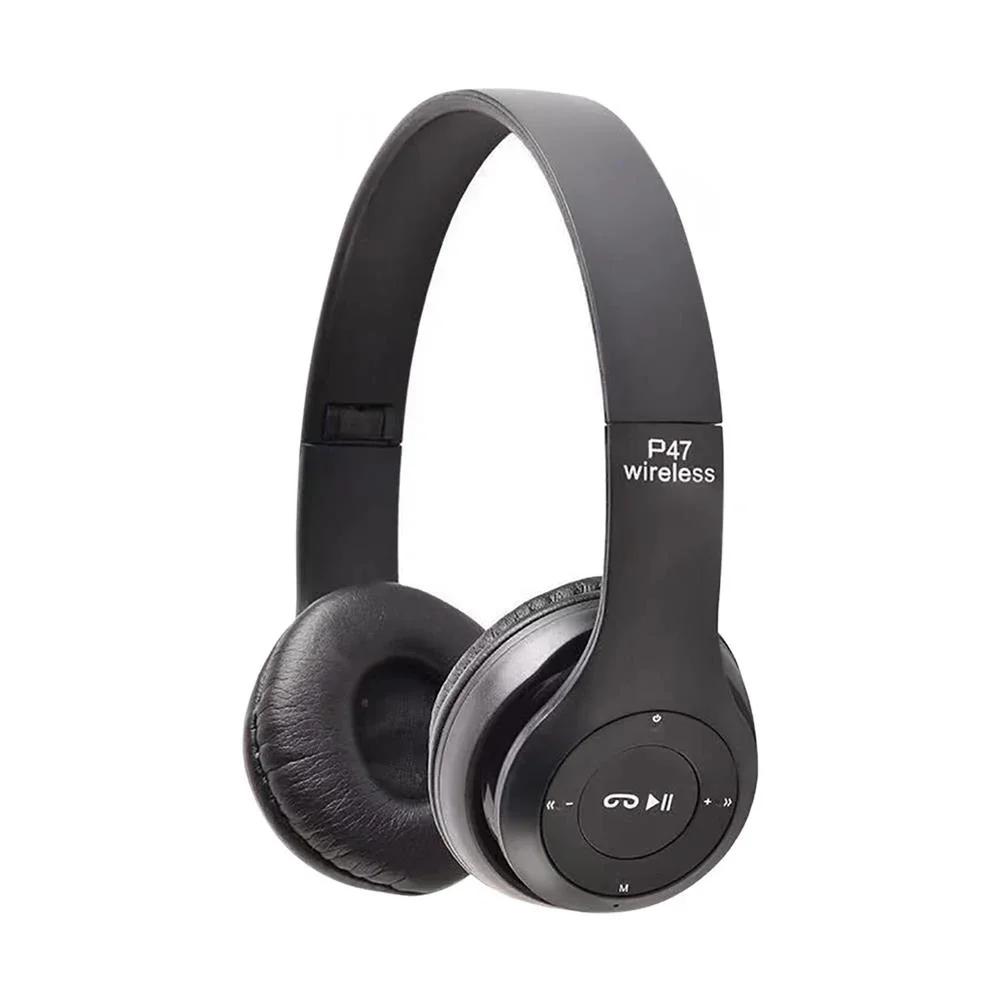 P47 Wireless Bluetooth Headset – Foldable Over-Ear Headphones with Mic – Image 10