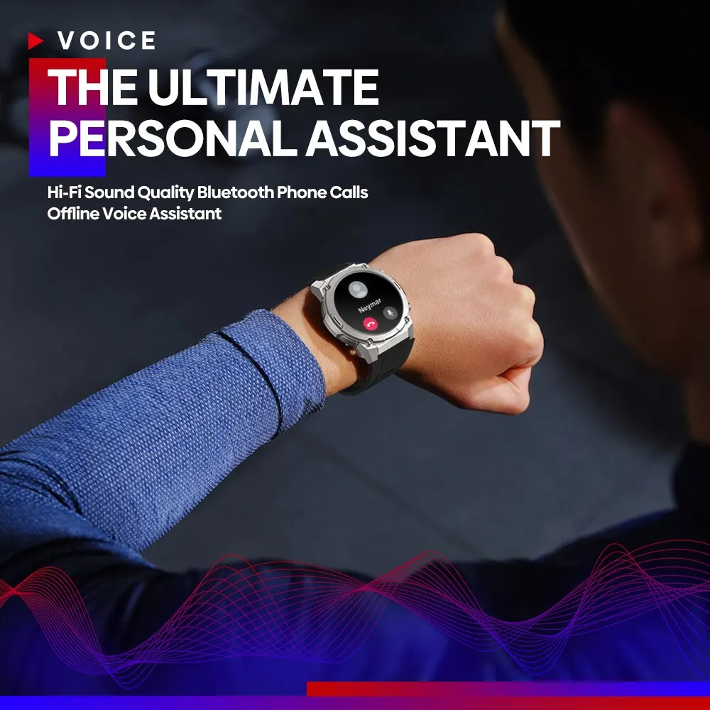 Zeblaze VIBE 7 PRO Smartwatch – 1.43” AMOLED Display, Voice Calling, Rugged Sports Watch for Men, IP68 Waterproof – Image 5