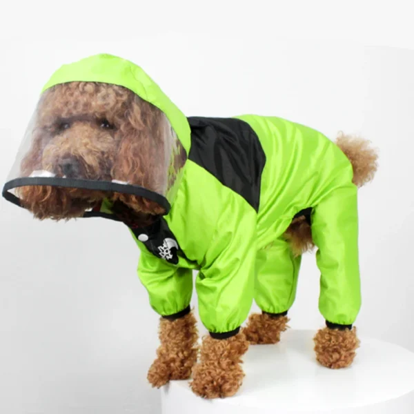 Waterproof Dog Raincoat – Lightweight Pet Jacket with Hood for Small to Large Dogs – Image 8