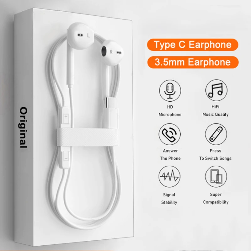Original Type-C Wired Earphones