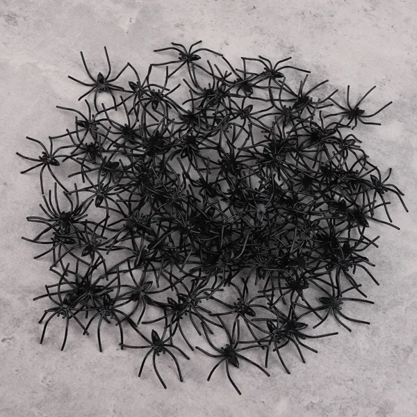 50-100pcs Halloween Luminous Spiders – Haunted House Decoration Props – Image 7