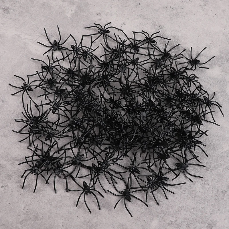 50-100pcs Halloween Luminous Spiders – Haunted House Decoration Props – Image 7