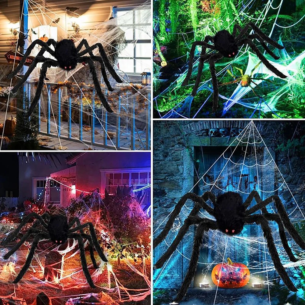 Halloween 5m Spider Web – Haunted House & Yard Decoration – Image 4
