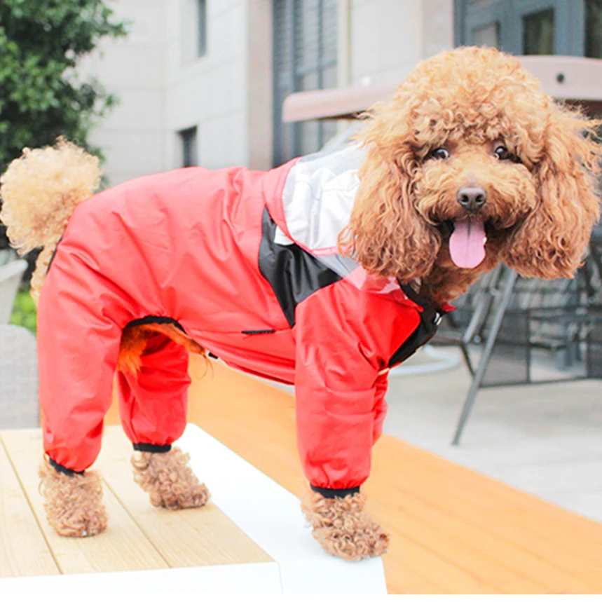Waterproof Dog Raincoat – Lightweight Pet Jacket with Hood for Small to Large Dogs – Image 9