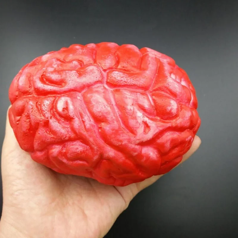 Halloween Latex Horror Props – Bloody Hand, Foot, Brain, Heart & Finger – Image 6