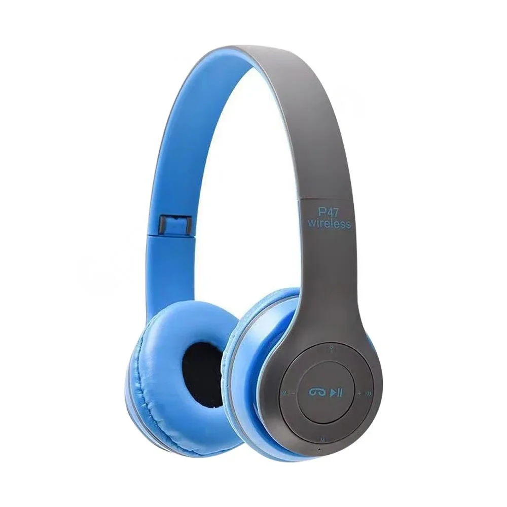 P47 Wireless Bluetooth Headset – Foldable Over-Ear Headphones with Mic – Image 11
