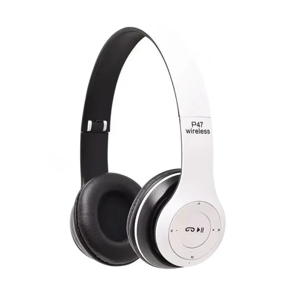 P47 Wireless Bluetooth Headset – Foldable Over-Ear Headphones with Mic – Image 8