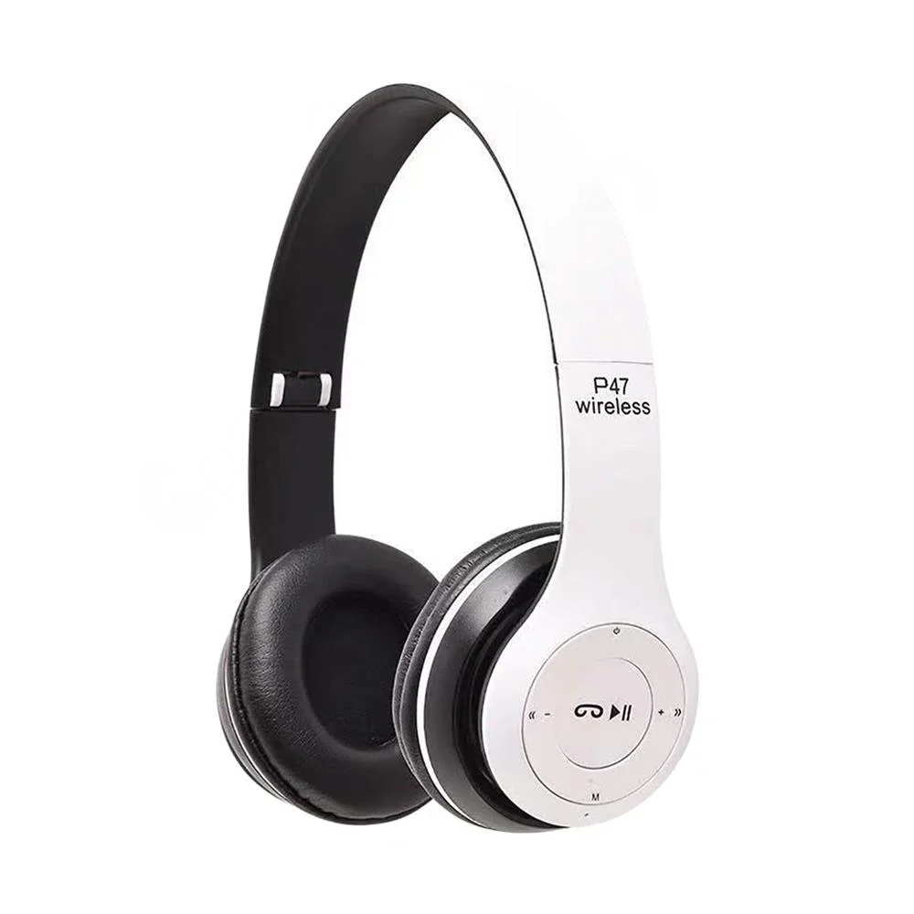 P47 Wireless Bluetooth Headset – Foldable Over-Ear Headphones with Mic – Image 8