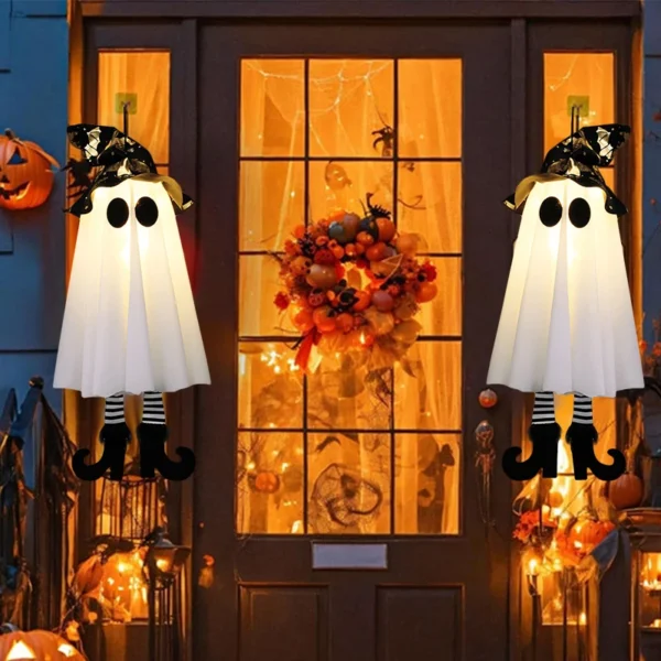 Halloween LED Witch & Ghost – Hanging Light Up Decoration (1/2/3pcs) – Image 3