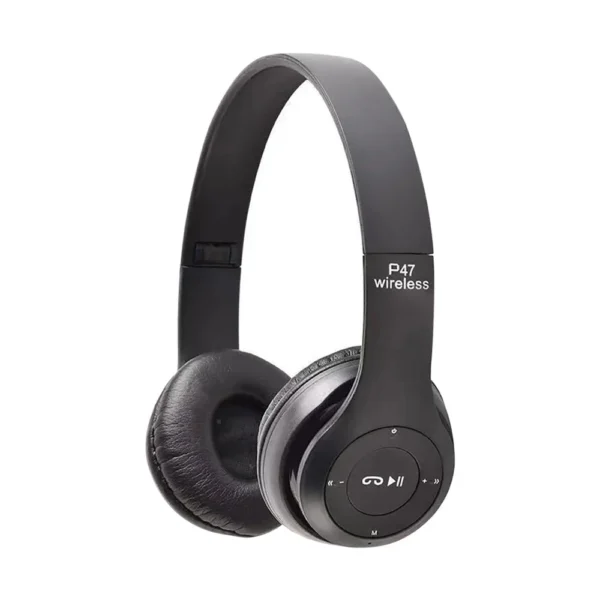 P47 Wireless Bluetooth Headset – Foldable Over-Ear Headphones with Mic – Image 4