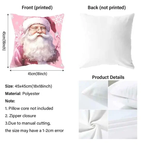 Halloween Pillowcase Ghosts & Mummy – Spooky Sofa Cushion Cover – Image 5